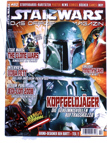Star Wars - das offizielle Magazin vom OZ Verlag Nr. 50: Kopfgeldjäger - die geheimnisvollen Auftragskiller